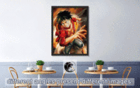 En gros Personnalisé 3d flip lenticulaire affiche une pièce Luffy Zoro Sanji anime voulait 3d anime affiches 3d affiche anime photos