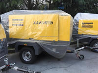 Atlas Copco XAS375Dd Compresseur d'air à vis pour moteur diesel portable 10.3 m³/min 375 CFM 7 Bar 100 PSI Powered Deutz Diesel Engine