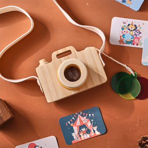 Juguete de Cámara de Madera, Juguete Montessori para Niños, Regalo para Niños Pequeños, Juguete Educativo de Aprendizaje Temprano para Bebés - Product Image 2