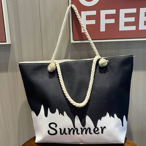 Thiết Kế Mới Nhất Bán Chạy Nhất Công Suất Lớn Có Thể Giặt Và Bền In Kỹ Thuật Số Bông Vải Túi Tote Túi Tùy Chỉnh Mô Hình - Product Image 4