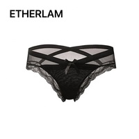 Braguitas de Encaje de Alta Calidad para Mujer, las Más Vendidas, Invisibles, Suministro ODM, Estilo Tejido, Logotipo, Estampado Floral Fino