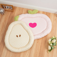 Honden- en kattenmat Kennel Fruit Series Cool Mat Zachte Mat Teddy Kleine Hond Zomer Ademend Modieus Modern Huisdierenbed Kartonnen Verpakking