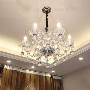 현대 북유럽 스타일 샹들리에와 펜던트 빛 크리스탈 천장 광택 거실 침실 웨딩 장식 - Product Image 2