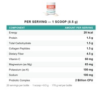 Poudre de Collagène Peptidique Probiotique Marque Blanche OEM avec Cuillère Doseuse et 20 Doses par Bouteille pour les Propriétaires de Marques Mondiales