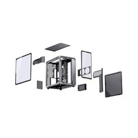 Boîtier ATX JONSBO X400 Pro en SPCC et plastique ABS avec fenêtre latérale pour PC Gamer