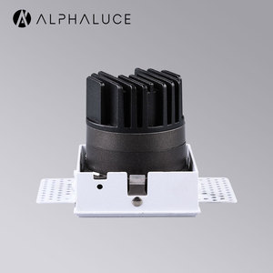 Espejo Abajo Luz Para Interior Arquitectónico <span class=keywords><strong>Oficina</strong></span> <span class=keywords><strong>En</strong></span> Casa 7W Trimless Techo Ajustable Cuadrado Invasable Downlight - Product Image 5