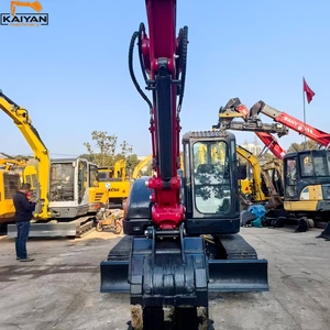 Mini-excavatrice Yanmar VIO80 d'occasion, 8 tonnes, excavatrice sur chenilles compacte pour travaux agricoles et de construction, à vendre - Product Image 5