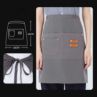 Tablier en toile réglable imperméable pour restaurant, bar, cuisine, jardinage, pour serveur, serveuse, unisexe, tabliers de cuisine pour la maison