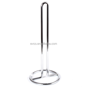 Distributeur droit de serviettes en fer forgé, appareil en papier artisanal robuste avec Surface chromée, livraison gratuite - Product Image 2