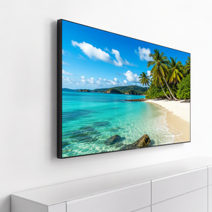 Écran publicitaire commercial ultra-fin de 25 mm, affichage numérique TV 32-86 pouces 4K 1000 cd, montage mural, USB Plug & Play - Product Image 5