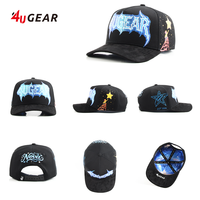 Casquette de baseball 4UGEAR personnalisée en coton de haute qualité à 5 panneaux avec broderie Barbas, nouvelle collection, vente en gros, logo, pour hommes, casquette de sport, Gorras