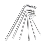 Clé hexagonale fleur de prunier frein à disque clé antivol Torx en forme de croix 7 points en forme d'étoile perforé alliage non perforé métrique