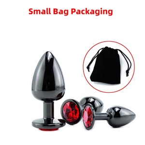 Fetisch Sexspielzeug für Erwachsene S-Größe Sexprodukt Kunstmetall Kristall-Schmuck Metall Analanal Po-Splug sexy Sexspielzeuge - Product Image 6