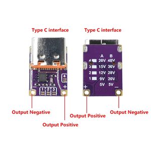 Module de charge rapide PD3.0 PD3.1 QC3.0 Décodeur de tension DC 5_9_12_15_20_28_36_48V Déclencheur de tension PD vers DC Interface Type C - Product Image 3
