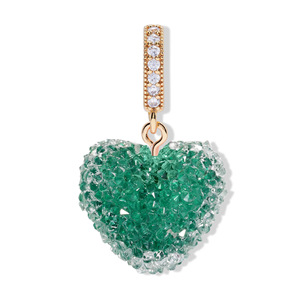 2025 à la mode Macaron couleur coeur <span class=keywords><strong>amour</strong></span> breloques acrylique pendentif collier accessoires <span class=keywords><strong>pour</strong></span> femmes fabrication de bijoux - Product Image 4