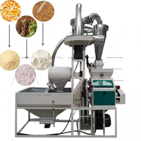 Machine à moudre le blé et le maïs automatique pour l'Ouganda, capacité de 400-500 kg/h