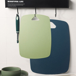 Household food-grade PP plastic three-piece cutting board <b>set</b>, multi-functional kitchen cutting board, knife board, small - Product Image 1