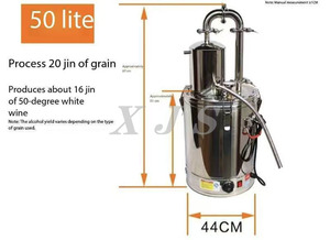 Alambique Eléctrico de Acero Inoxidable para <span class=keywords><strong>Destilar</strong></span> Alcohol en Casa, para <span class=keywords><strong>Destilar</strong></span> Ginebra, Whisky, Brandy, Vodka y Otras Bebidas Espirituosas - Product Image 4