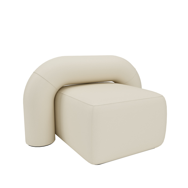 canapé simple blanc cassé