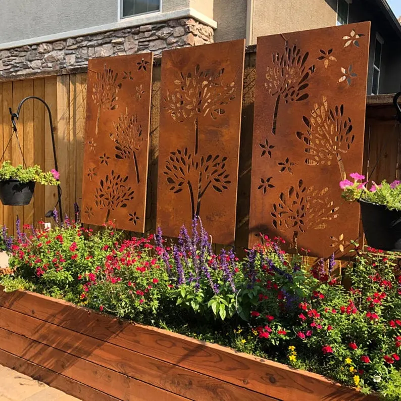 Corten çelik dekoratif Panel sac/plaka fabrika toptan Corten ÇELİK TABAKA