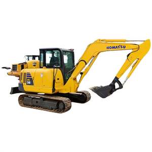 High Quality <b>Tracked</b> Used Komatsu PC56 Mini Excavator with Cummins Engine <b>Pump</b> & Motor - Product Image 1