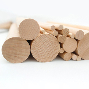 แท่งไม้บีชกลมแบบกำหนดเองของ YUESHEN แท่งไม้กลมบีชขนาดเส้นผ่านศูนย์กลางและความยาวต่างๆ ชิ้นส่วนกลึง CNC แท่งไม้กลมบีช - Product Image 1