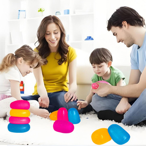 Pelotas Antiestrés de Goma, Blanditas y Resistentes para Niños y Adultos, Pelota Sensorial para Aliviar el Estrés - Product Image 4