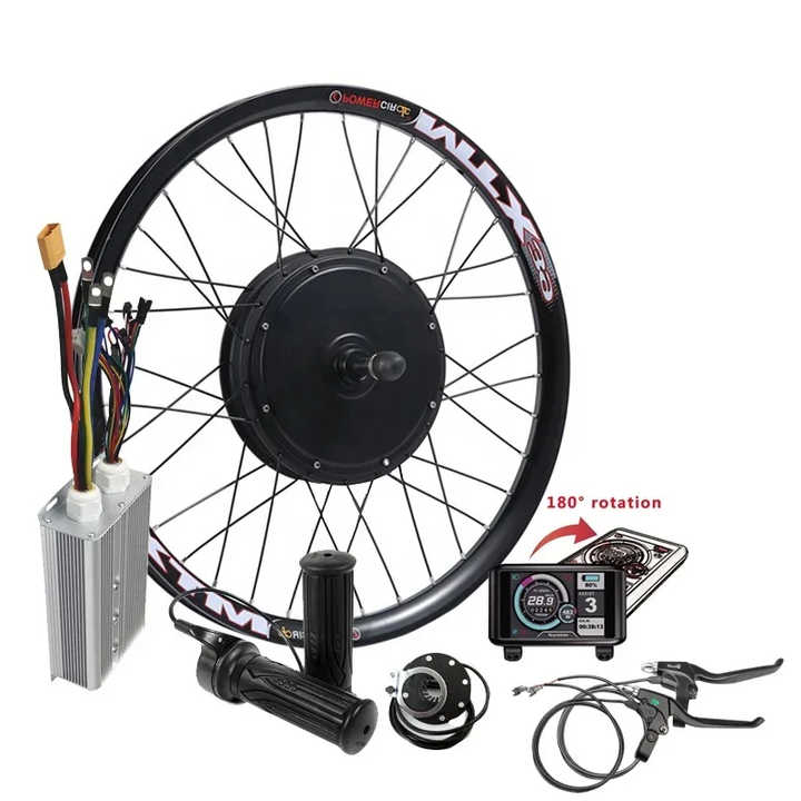 Hot Sale 72v 3000w 5000w 8000w Electric Bike Bicycle Conversion Kit Brushless DC Hub Motor Ebike Kits