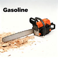 Vertak Tronçonneuse Thermique 52 cm³ 20 Pouces, 2 Temps, pour Abattage et Découpe de Bois