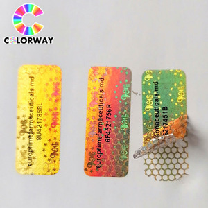 Biểu tượng tùy chỉnh in ấn chống fake chống hàng giả an ninh laser xác thực độc đáo gốc ba chiều Bạc nhãn dán nhãn - Product Image 3