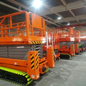 Plataforma Elevadora de Tijera Manual SJPT0407, Altura de Elevación de 7.6M, Trabajo Aéreo Móvil, Totalmente Motorizada, Peso Bruto de 630KG que Garantiza la Estabilidad - Product Image 5