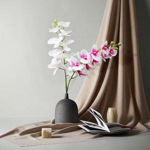 GM <strong>Artificial</strong> <strong>Orchid</strong> Stems Real Touch <strong>Orchid</strong> 37 Inch Tall 7 <strong>Large</strong> Blooms Fake Phalaenopsis Flower Home Wedding Decoration - Product Image 6