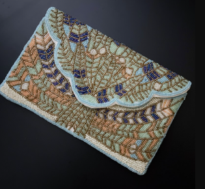 กระเป๋าใส่เหรียญลายเรขาคณิต ปิดด้วยซิป ทำด้วยมือ เป็นมิตรกับสิ่งแวดล้อม กันน้ำ ทนทาน ของตกแต่งแฟชั่น - Product Image 1