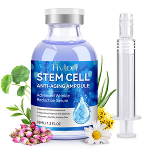 Vente en gros soins de la peau du visage de marque privée éclaircissant hydratation en profondeur anti-âge raffermissant pour la peau lisse les rides sérum à cellules souches - Product Image 6