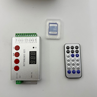 Contrôleur de variateur de lumière LED à 4 boutons HC008 pour bande lumineuse à pixels multicolores et télécommande sans fil RF à 4 touches pour barre lumineuse RGB adressable