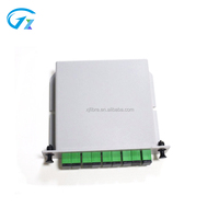Prix de gros 1x8 PLC Fiber Optical Splitter Box Fiber Optic Equipment 1x8 1x16 1X32 Passive Optical Splitter Cassette Sc/APC