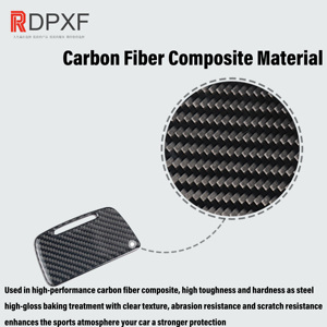 Convient pour BMW Série 5 F10 2011, autocollant de cendrier intérieur de voiture, autocollant décoratif en Fiber de carbone à colle goutte - Product Image 6