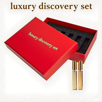 2ml 5ml échantillon parfum découverte ensembles boîte en papier flacon vaporisateur parfum testeur rouleau échantillon boîte d'emballage