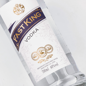วอดก้า ชานตง เป่าเฉิน ฟาสต์คิง คาสมาน 40% แอลกอฮอล์ 700 มล. ผลิตจากเมล็ดพืช บริการรับผลิตแบบ OEM - Product Image 2