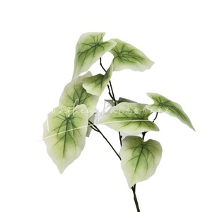 <b>Artificial</b> Taro Leaf Green Plant <b>Bouquet</b> High Simulation Leaves Indoor Home Decor Wedding Arrangement Decoration - Product Image 5