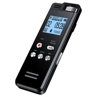 Enregistreur vocal numérique professionnel 128 Go HD WAV, 18h d'autonomie, USB, plastique, moule privé OEM, réduction du bruit, modèle T100