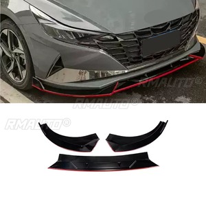 Front Bumper <b>Lip</b> for Hyundai Elantra 7th Gen <b>Splitter</b> Diffuser Spoiler Protector Combat Edition Body Kit Car Accessories - Product Image 1