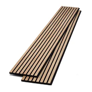 Bester Preis Innendekoration Material Wand Akustik platte Holz faser Wasserdichte Akustik platte