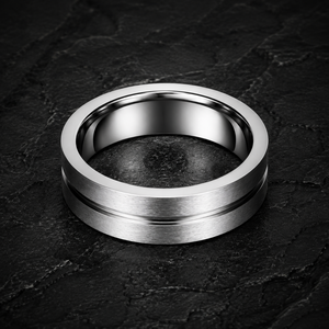 Anillo de Acero Inoxidable Chapado en <span class=keywords><strong>Dos</strong></span> Tonos Moderno de JLM Wholesale para Hombre <span class=keywords><strong>y</strong></span> Mujer, Regalo de Joyería para Boda <span class=keywords><strong>y</strong></span> Compromiso - Product Image 4