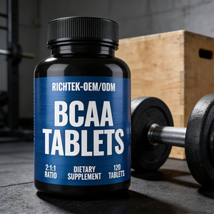 Ingrédients naturels non-OGM, 1000 mg, 2:1:1, acides aminés à chaîne ramifiée, complément nutritionnel optimal, comprimés d'acides aminés - Product Image 3