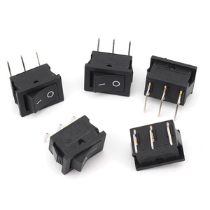 Không thấm nước 250VAC 125VAC 3A đen 3 vị trí 2pin capileet trên tắt Rocker Thiết bị chuyển mạch - Product Image 3