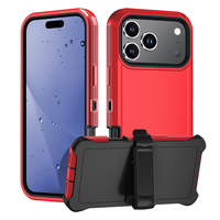 Coque de protection antichoc Armor Defender pour iPhone 12 13 14 15 Pro Max X 16 17 18 Pro Max, en PC+TPU rigide, MOQ 500