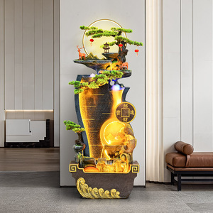 <span class=keywords><strong>Fontaine</strong></span> à Bonsaï Élégante Feng Shui Paysage Décoratif Créatif Circulation d'Eau <span class=keywords><strong>Fontaine</strong></span> à Eau Coulante au Sol - Product Image 6