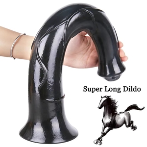 FAAK Shop Dildo anal de 17 pouces de long, grand modèle, en silicone, jouet animal pour femmes, pour la masturbation - Product Image 2