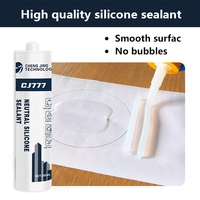 CHENGJING Mastic silicone neutre à séchage rapide, multi-usages, séchage en 15 min, longue durée, étanche pour lucarne